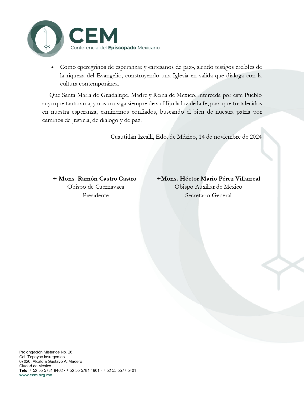 Mensaje al Pueblo CXVII AP page 0003